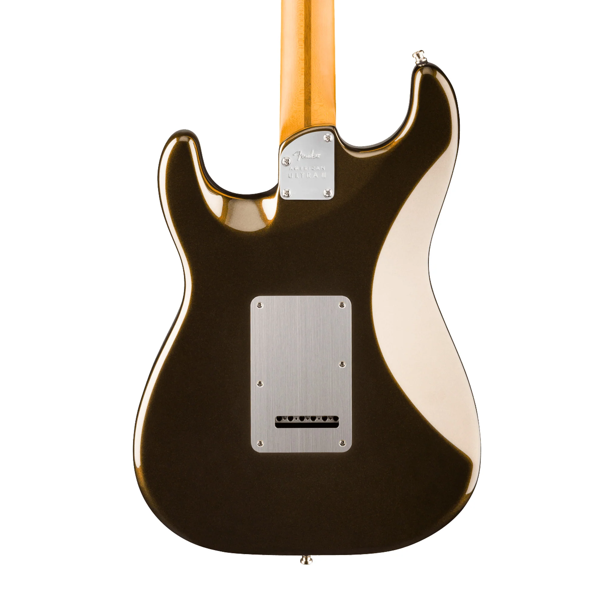 Fender American Ultra II Stratocaster HSS Electric Guitar, Ebony FB, Texas Tea
